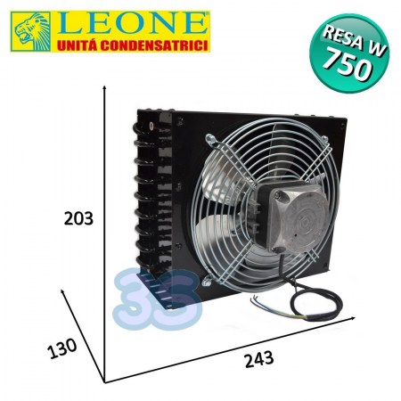 Condensatore elettroventilato RESA W 750 -  LEONI ARCI